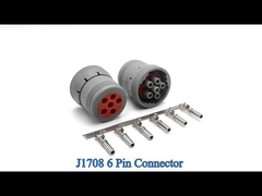 J1708 6 Pin Connector Wanita Deutsch HD16-6-12S-B010