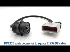 RP1226 14 Pin untuk Hitam Deutsch J1939 9Pin ELD Kabel