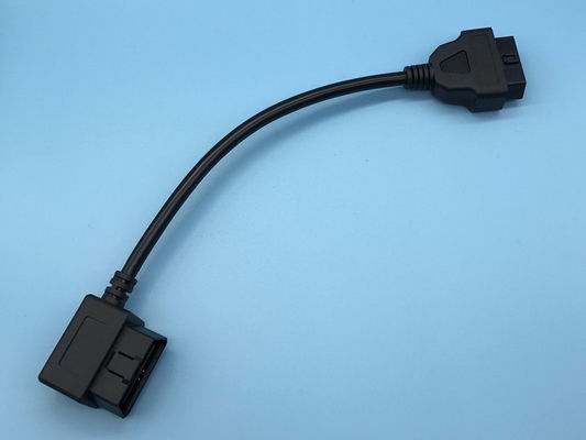 OBDII OBD Port Extension Cable 16-Pin Round Untuk Perangkat Manajemen Armada