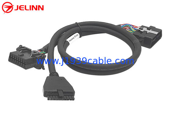 PT30 ELD OBD J1962 Splitter Y Cable untuk Pacific Track untuk Volvo atau Mack Trucks di Amerika Utara