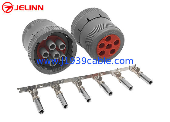 J1708 6 Pin Connector Wanita Deutsch HD16-6-12S-B010