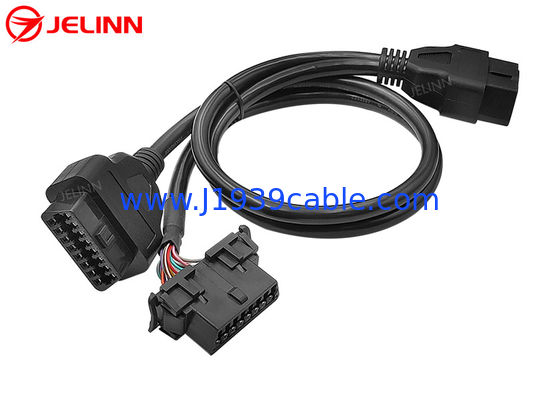OBD2 OBDII Male to Hyundai dan Kia OBD2 Female dan OBD2 Female Splitter Y Kabel