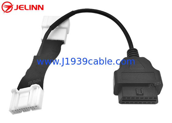 Kabel OBD2 OBD Adapter 20 Pin ke OBDII untuk Tesla Model 3 Tahun 2018